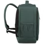 American Tourister Mochila Take2cabin S/M para Portátil 15.6", Maleta de Cabina 26.5L Bajo Asiento, Verde Oscuro, Hecha con PET Reciclado, Ref. 159226-1257